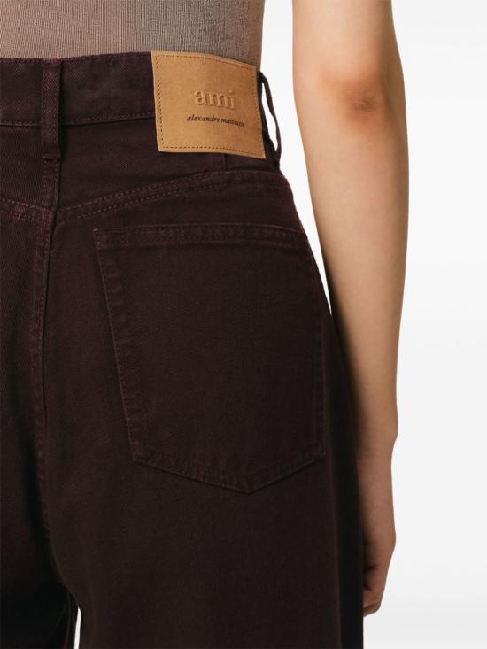  아미 데님 팬츠 E25FTR456DE0034 dark purple - AMI