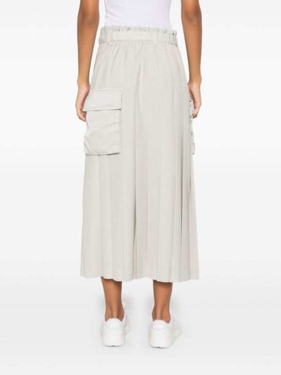  사카이 미디 스커트 2407511 beige - SACAI