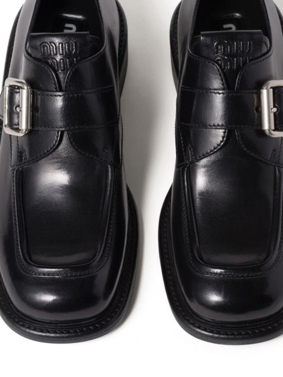  미우미우 로퍼 5E320EFG030007 black - MIU MIU