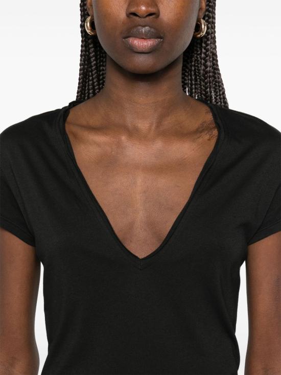 25SS 톰포드 반팔 티셔츠 TSJ584 JEX137LB999 Black - TOMFORD