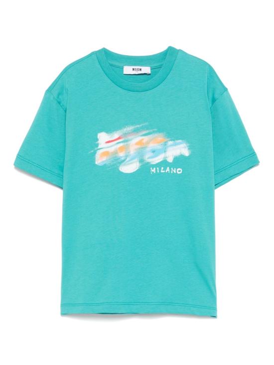 25SS [주니어] 엠에스지엠 티셔츠 S5MSJBTH280 MS012 Green