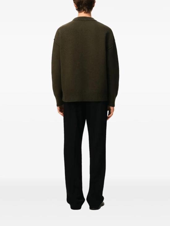  아미 스웨터 E25SPUKS018018 green - AMI