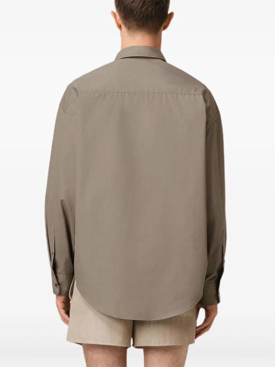  아미 긴팔 셔츠 E25USH145CO0076 grey - AMI