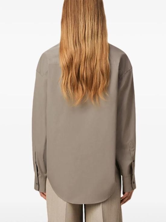  아미 긴팔 셔츠 E25USH145CO0076 grey - AMI