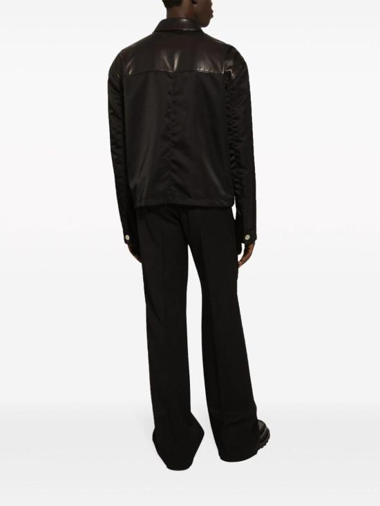  돌체앤가바나 가죽 자켓 G9AUILHULUIN0000 Black - DOLCE & GABBANA