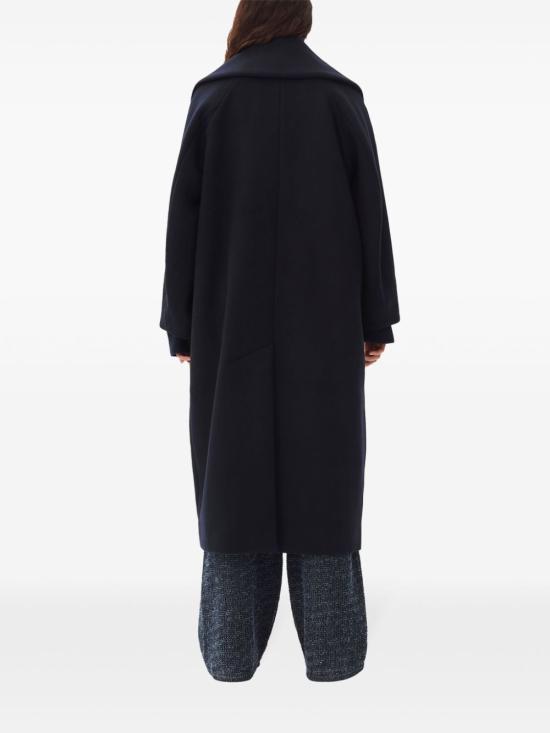  가니 코트 F9573 midnight blue - GANNI