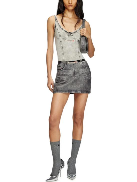 24FW 디젤 토트백 LX08396P1309H1841 Grey - DIESEL