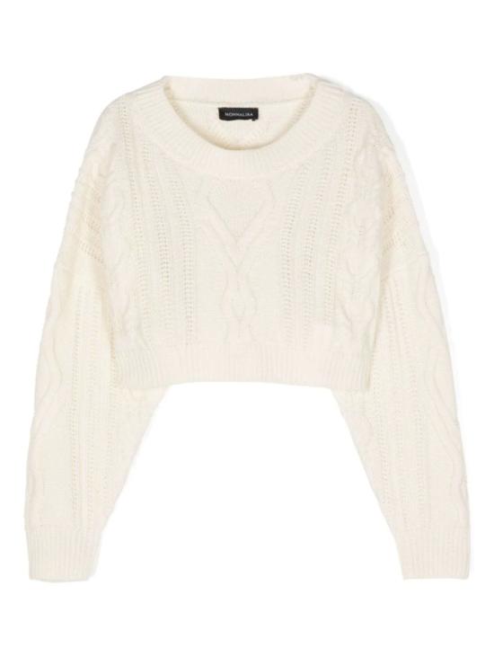 24FW [키즈] 모나리자 니트/스웻셔츠 49D603 4098 0001 Cream