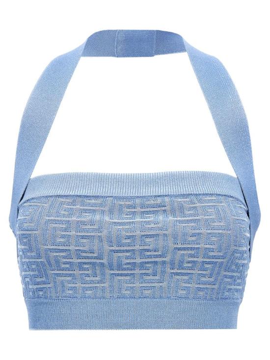 25SS 발망 민소매 티셔츠 EF1AA025KI02SPB BLUE