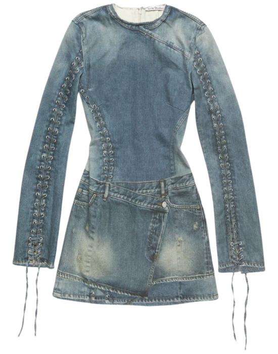  아크네 스튜디오 숏 원피스 AC A20648 MIDBLUE9719