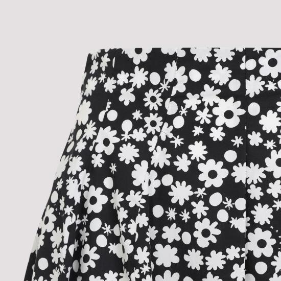 25SS 마르니 숏 스커트 GOMA0703S0 UTC463 99 Black - MARNI