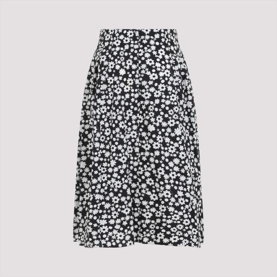 25SS 마르니 숏 스커트 GOMA0703S0 UTC463 99 Black - MARNI