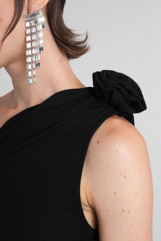 25FW 마그다뷰트림 민소매 티셔츠 410620 193423 Black - MAGDA BUTRYM