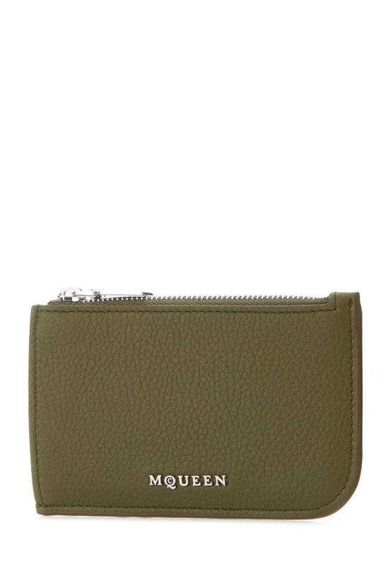 25SS 알렉산더 맥퀸 남성지갑 8135461VDCC 3217 GREEN - ALEXANDER MCQUEEN