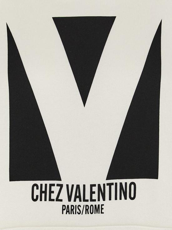 25SS 발렌티노 가라바니 후드 티셔츠 V3MF28NAQAA03 WHITE - VALENTINO GARAVANI