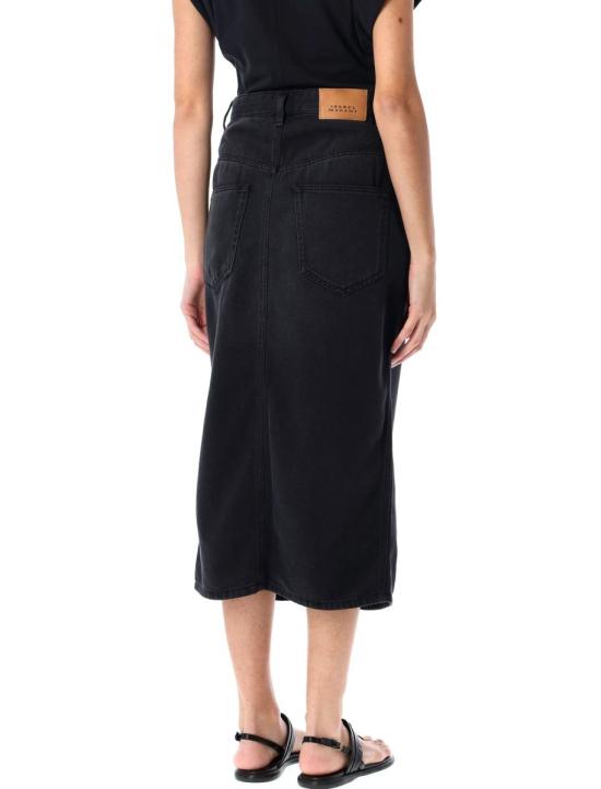 25SS 이자벨마랑에뚜왈 숏 스커트 25PJU0045FBB1H07I 02FK FADED BLACK - ISABEL MARANT ETOILE