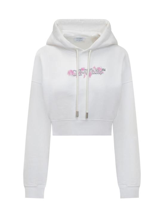 25SS 오프화이트 스웨터 OWBB056S25FLE001 0101 WHITE