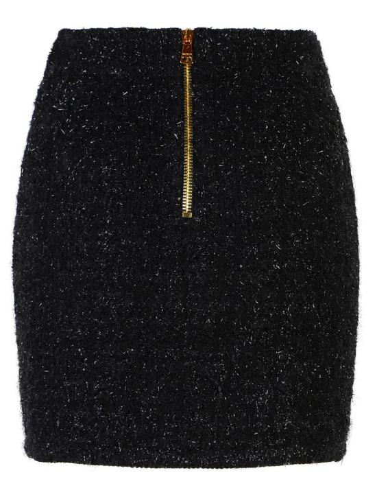 24FW 발망 스커트 DF1LB015KG430PA Black - BALMAIN