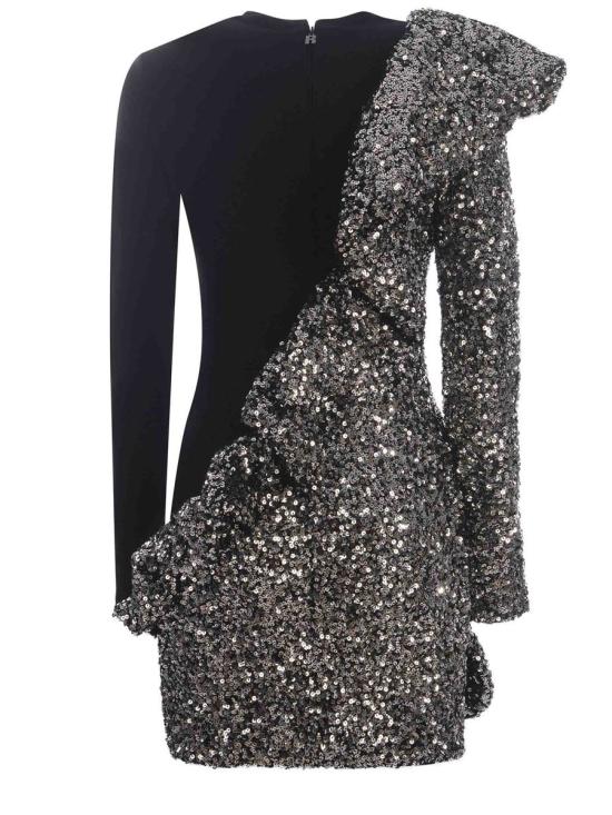  로테이트 바이 크리스텐슨 숏 원피스 112206100BLACK Black - ROTATE BY BIRGERCHRISTENSEN