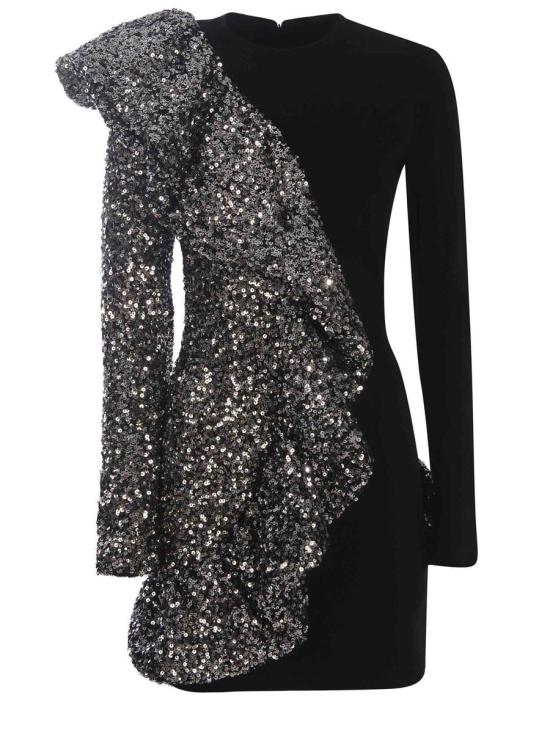  로테이트 바이 크리스텐슨 숏 원피스 112206100BLACK Black