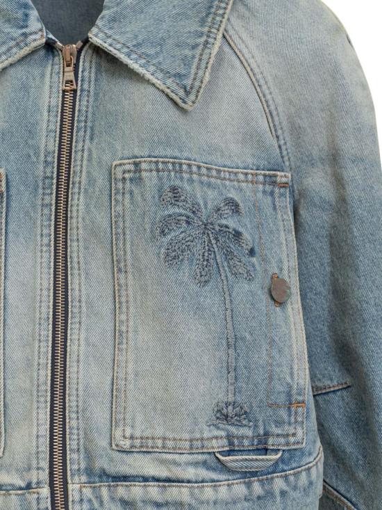  팜앤젤스 자켓 PWYE034E23DEN001 4040 BLUE - PALM ANGELS