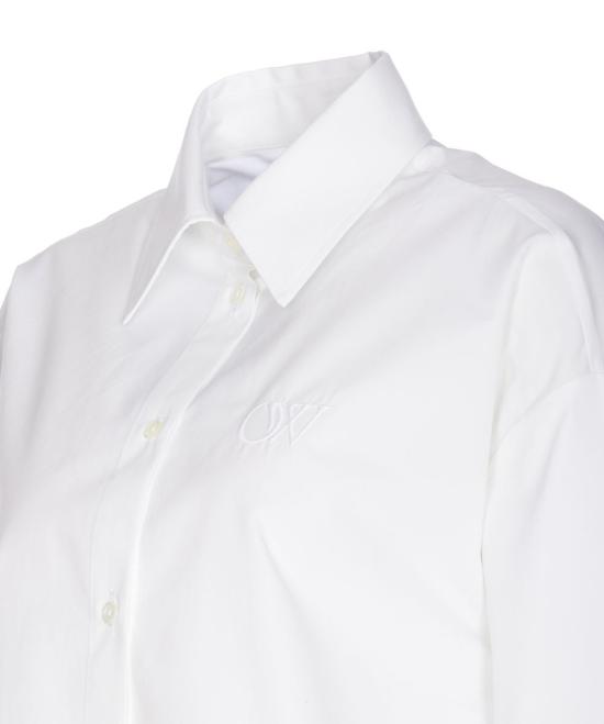  오프화이트 셔츠 OWGE022S24FAB003 0101 WHITE - OFF WHITE