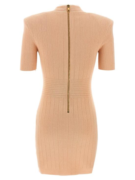  발망 숏 원피스 EF1R6045KB070LB PINK - BALMAIN