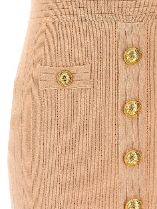  발망 숏 원피스 EF1R6045KB070LB PINK - BALMAIN