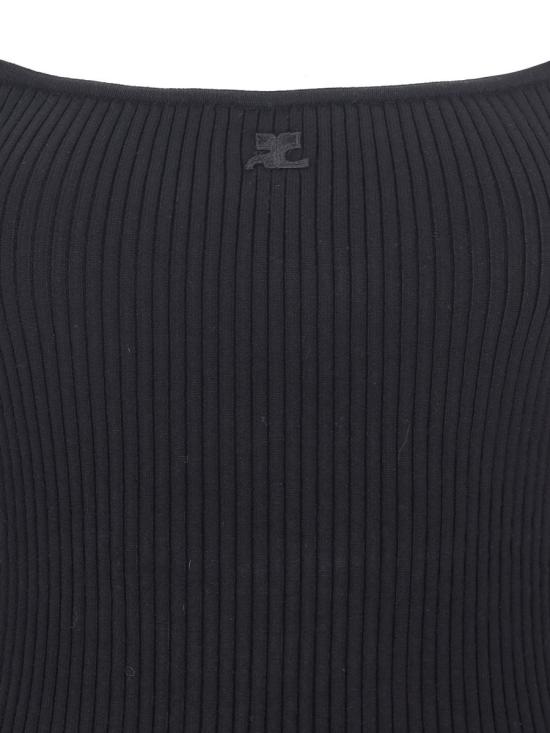 24FW 쿠레쥬 미디 원피스 324MRO441FI00019999 Black - COURREGES