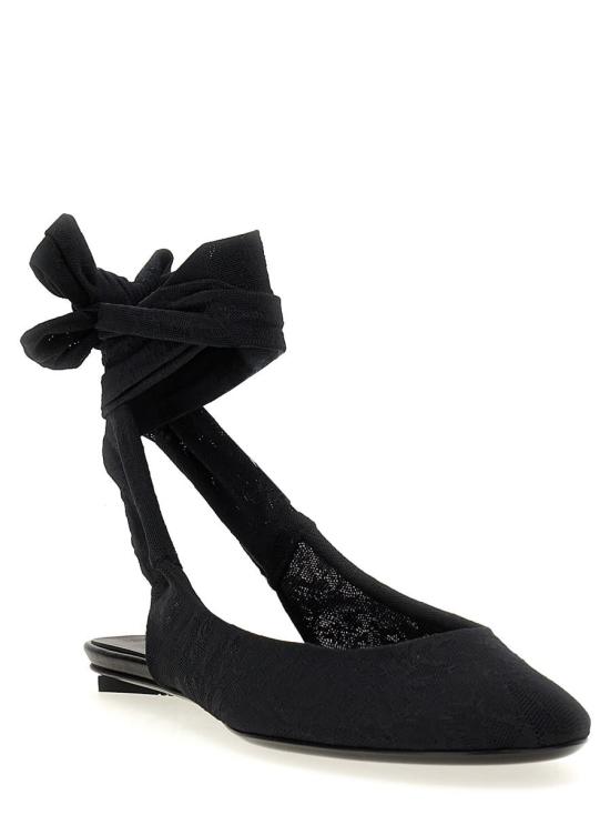 25SS 디 아티코 플랫 슈즈 250WSH00793100 Black - THE ATTICO