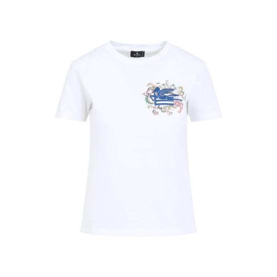25SS 에트로 반팔 티셔츠 WRMA0006 AK788 0111 WHITE