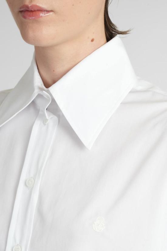 25SS 알렉산더 맥퀸 블라우스 410995 818362QAAAD WHITE - ALEXANDER MCQUEEN