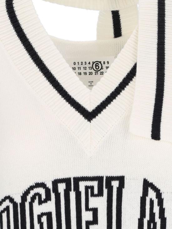 25SS MM6 메종마르지엘라 숏 원피스 S52DA0060 M13085 101 WHITE - MM6 MAISON MARGIELA
