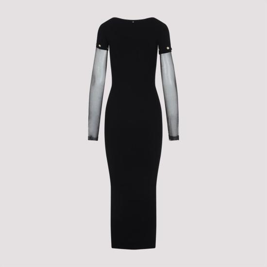 25SS 스포트막스 롱 원피스 2512321041600 12081 004 Black - SPORTMAX