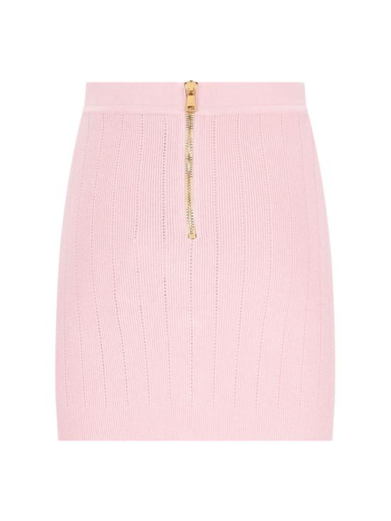 24FW 발망 숏 스커트 DF1LB290KB074CO PINK - BALMAIN