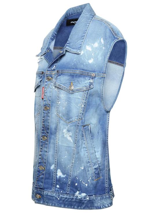  디스퀘어드2 스웨터 S75FB0158 S30789470 BLUE - DSQUARED2