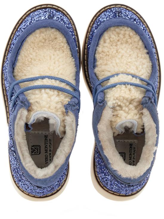 24FW [주니어] 모나리자 레이스업 슈즈 87D015 4F29 G051 Blue - MONNALISA