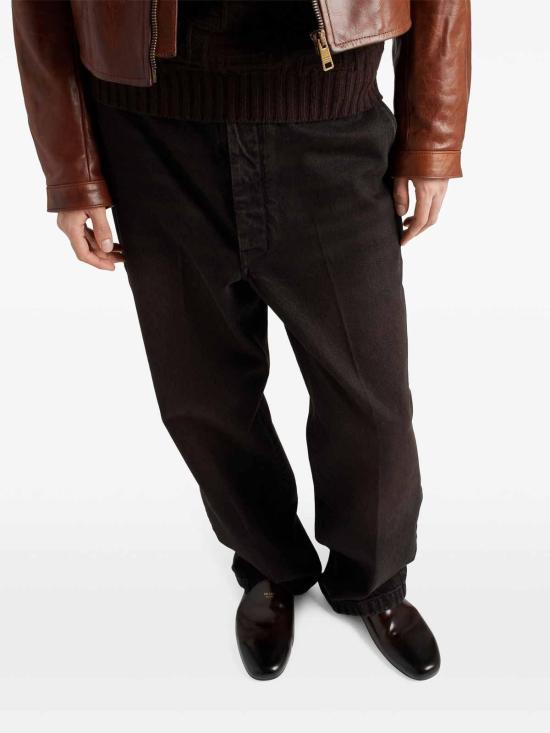  프라다 스트레이트 팬츠 GEP272S182142DF0631 Brown - PRADA