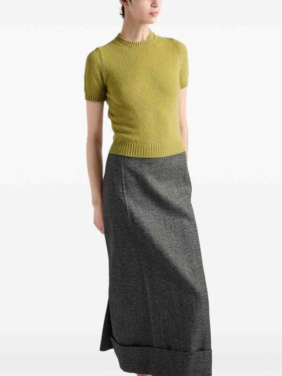 25SS 프라다 반팔 티셔츠 P24I2RSOOO15O5F0362 Green - PRADA