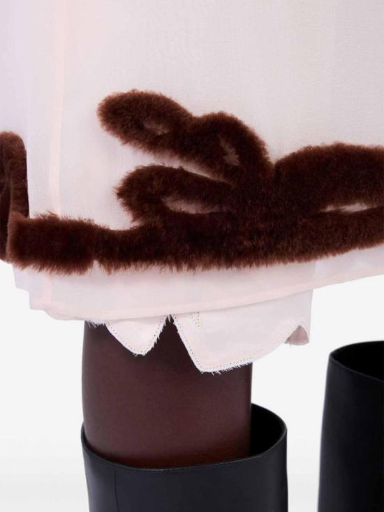  프라다 미디 스커트 P3N98RSOOO15Y5F0324 Brown - PRADA