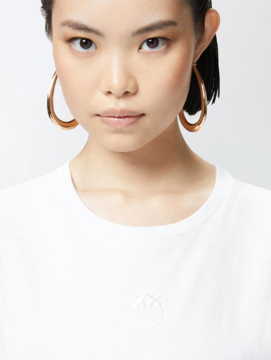 25SS 핑코 반팔 티셔츠 100355 A2HNz04 - PINKO