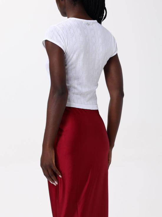 25SS 파코라반 반팔 티셔츠 25PJTE003CO0557 P100 White - PACO RABANNE