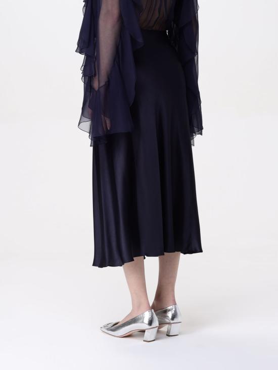 25FW 알베르타 페레티 롱 스커트 01121619 0510 Blue - ALBERTA FERRETTI