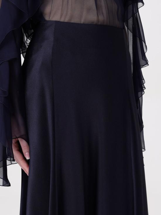 25FW 알베르타 페레티 롱 스커트 01121619 0510 Blue - ALBERTA FERRETTI