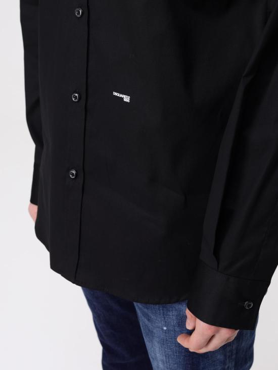 25SS 디스퀘어드2 긴팔 셔츠 S74DM0659S44131 900 Black - DSQUARED2