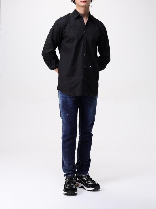 25SS 디스퀘어드2 긴팔 셔츠 S74DM0659S44131 900 Black - DSQUARED2