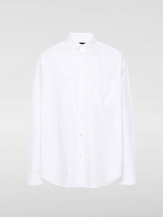 25FW 발렌시아가 긴팔 셔츠 794583TNM60 9000 White