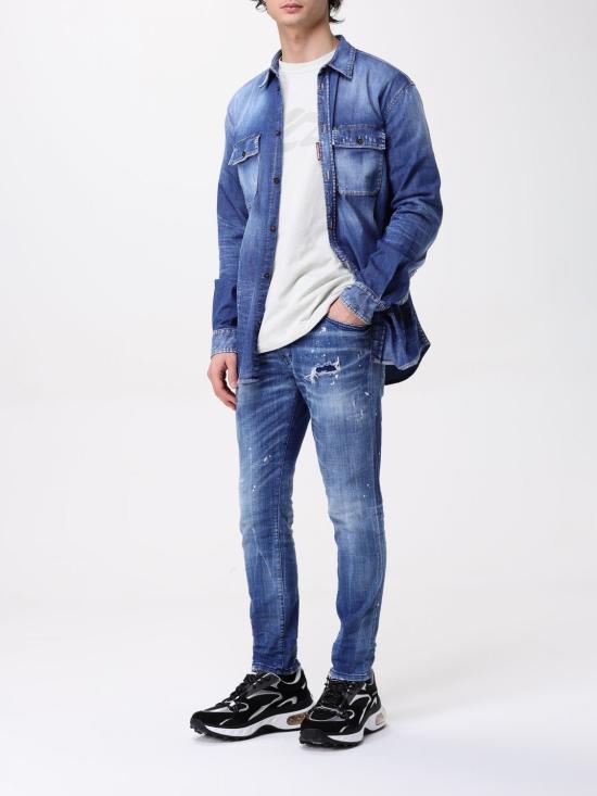25FW 디스퀘어드2 데님 팬츠 S74LB1642S30342 470 Denim - DSQUARED2