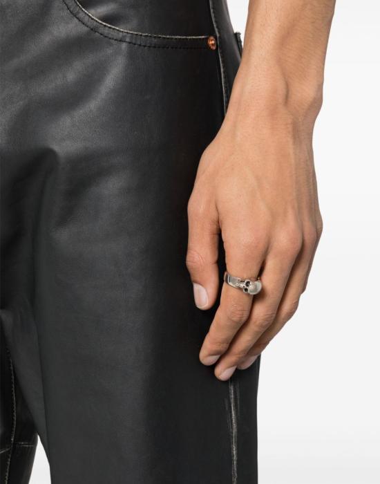 25SS 알렉산더 맥퀸 반지 748202J160Y0445 SILVER - ALEXANDER MCQUEEN