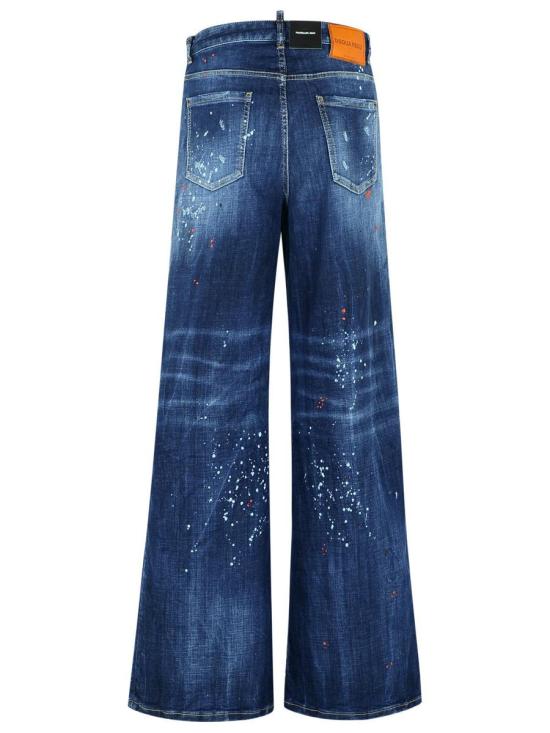  디스퀘어드2 스트레이트 팬츠 S75LB1010S30664 470 NAVY BLUE - DSQUARED2